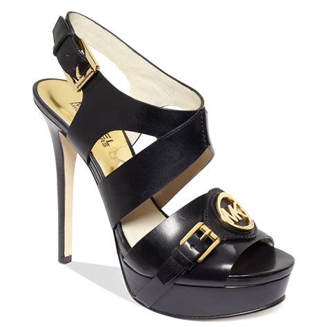 michael kors sandalen dames|michael kors black heels sandals.